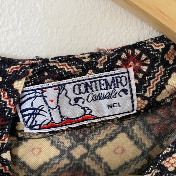 Vintage Contempo Casual Top and Skirt SET - Picture 5 of 10